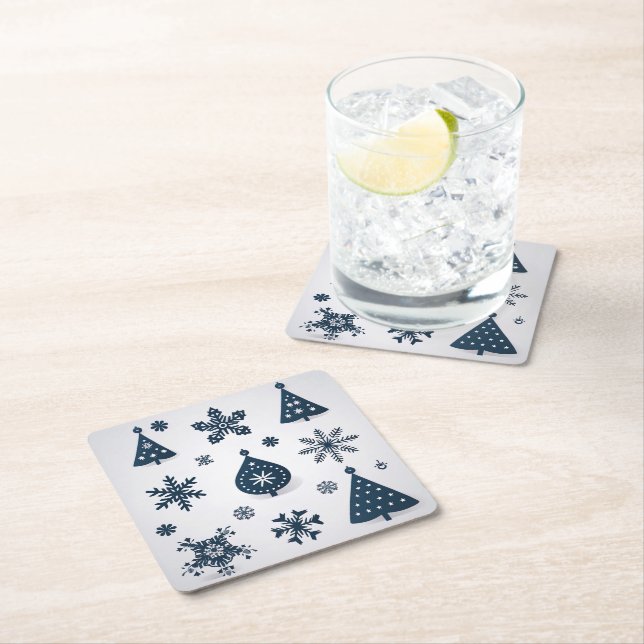 Julprydnader Underlägg Papper Kvadrat (Insitu)