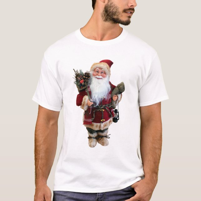 Julprydnadsdocka i Jultomten T Shirt (Framsida)