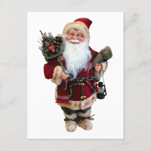 Julprydnadsdocka i Jultomten Vykort