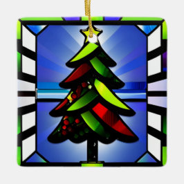 Julprydnadsföremål av rostat glas julgransprydnad keramik