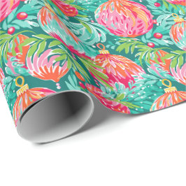 Julprydnadsföremål för Bright Handflatan Beach Presentpapper