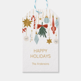 Julprydnadsföremål Glad helg Presentetikett