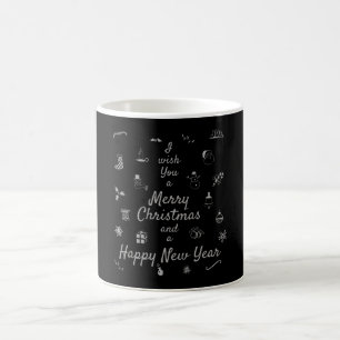 Julprydnadsföremål God jul Gott nytt år Kaffemugg