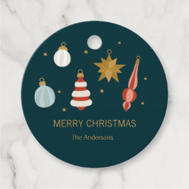 Julprydnadsföremål God jul Helgdag Gåvor Etiketter