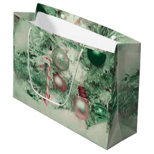 Julprydnadsföremål Grönt Rosa Helgdag Träd