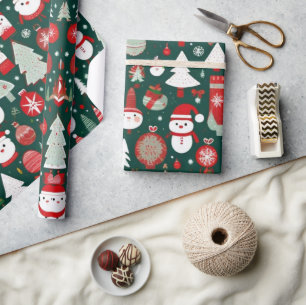 Julprydnadsföremål gröntens dekoration Pappra Presentpapper