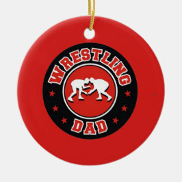 Julprydnadsföremål i brottling Pappa Julgransprydnad Keramik