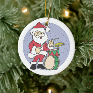 julprydnadsföremål i jultomten julgransprydnad keramik