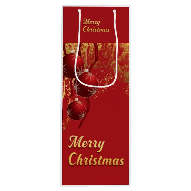 Julprydnadsföremål i Luxe Red och guld (Framsidan)