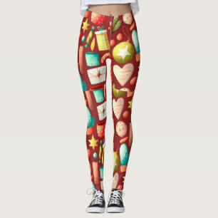 Julprydnadsföremål och kårklämmor som är lämpliga leggings