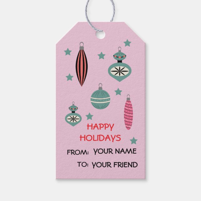 Julprydnadsföremål, Personlig Presentetikett (Framsidan)