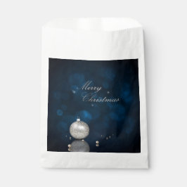 Julprydnadsföremål silver Glitter - favoritpåse