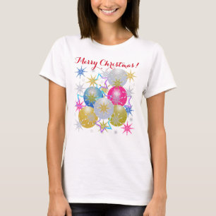 Julprydnadsföremål Snöflingor Helgdag T-shirt