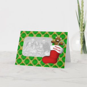 Julprydnadsföremål som lagrar Helgdag Fotokort Helgkort