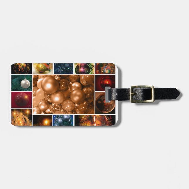 Julprydnadsgåvor vid Träd-destinationen Helgdag Bagagebricka (Horisontell Framsida)