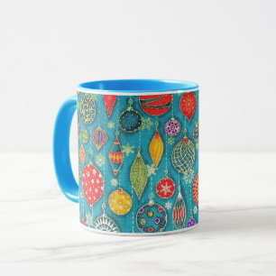 Julprydnadsillustration Mugg
