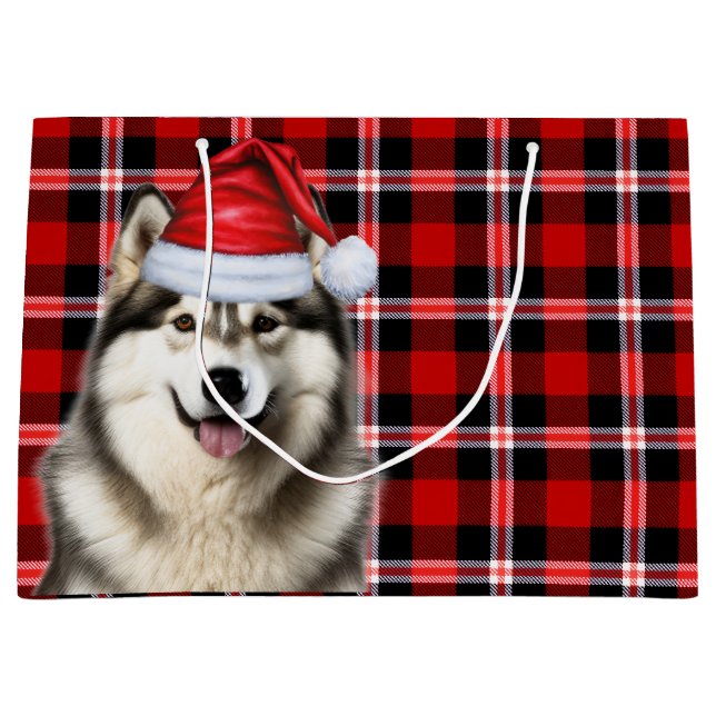 Julpset Alaska Malamute Hund älskare (Framsidan)
