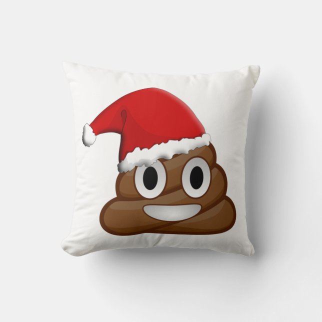 Julpuckel emoji kudde (Framsida)