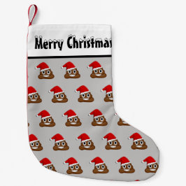 Julpuckel emoji liten julstrumpa