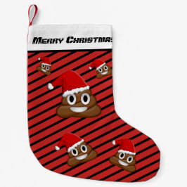 Julpuckel emoji liten julstrumpa