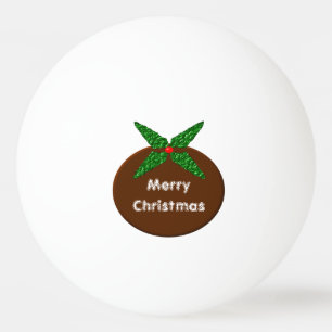 Julpudding Anpassningsbar Ping Pong Boll