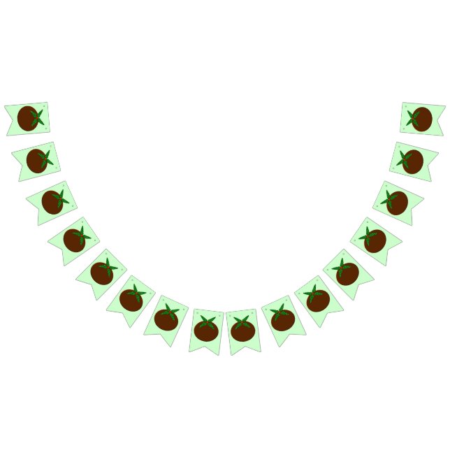 Julpudding Bunting Flaggor (Alla)
