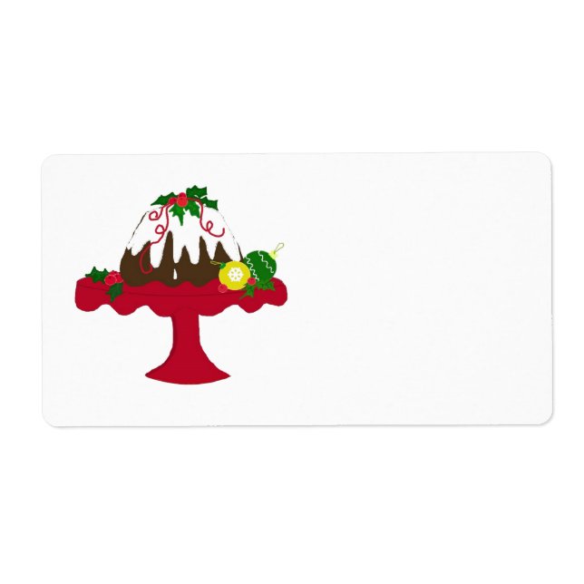 Julpudding Fraktsedel (Framsidan)