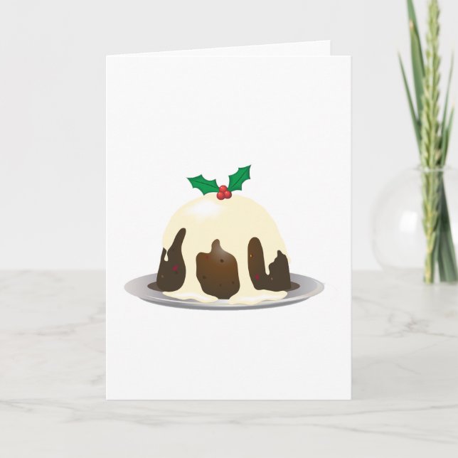 Julpudding Greeting Cards Helgkort (Framsida)