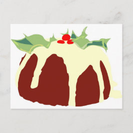 Julpudding Helg Vykort