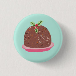 Julpudding Holiday Mat Illustration Knapp