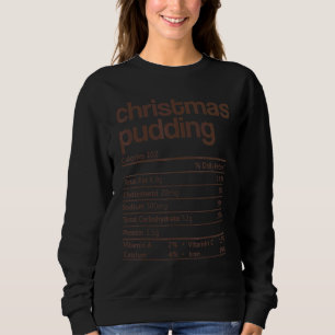 Julpudding Nutrition Fact Thanksgiving Chri T Shirt