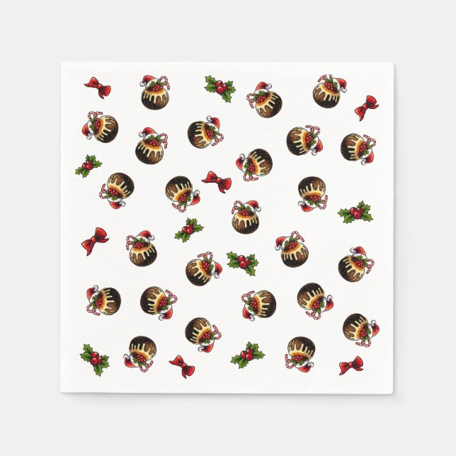 Julpudding Pappersservett (Framsidan)