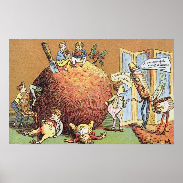 Julpudding Poster (Framsidan)