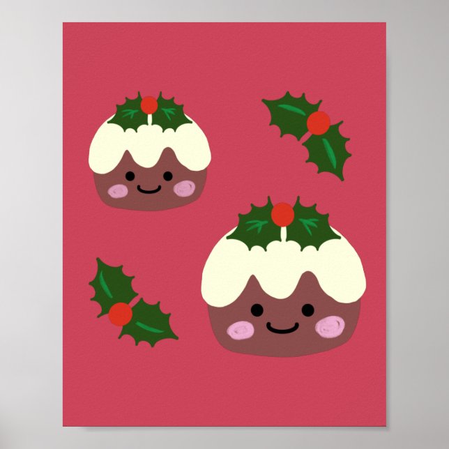 Julpudding Poster (Framsidan)