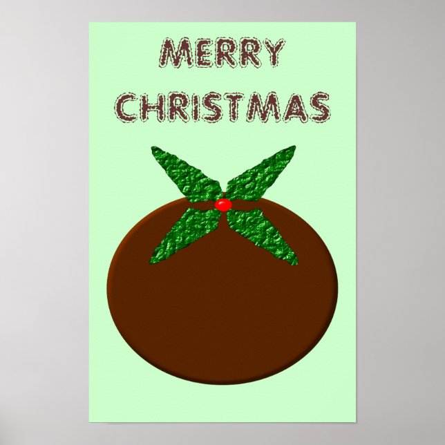 Julpudding Poster (Framsidan)