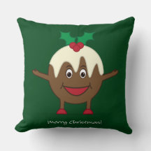 Julpudding tecknade figurer