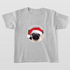 Julpug - Barns grundläggande T-Shirt