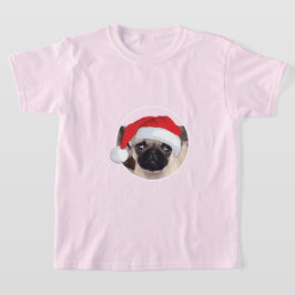 Julpug - Barns grundläggande T-Shirt