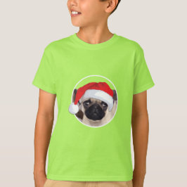 Julpug - Barns grundläggande T-Shirt