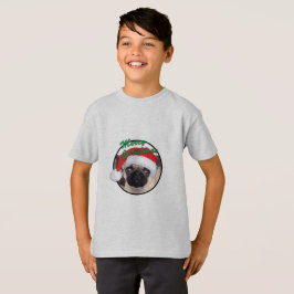 Julpug - Barns grundläggande T-Shirt