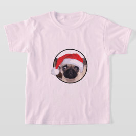 Julpug - Barns grundläggande T-Shirt