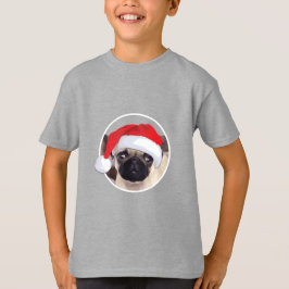 Julpug - Barns grundläggande T-Shirt