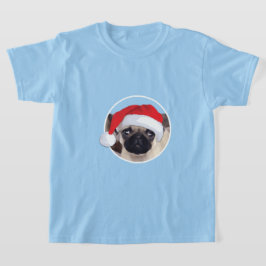 Julpug - Barns grundläggande T-Shirt