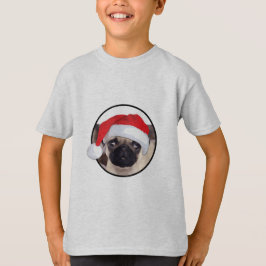 Julpug - Barns grundläggande T-Shirt