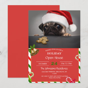Julpug Inbjudningar