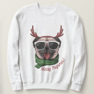 Julpug Lång Ärmad Tröja