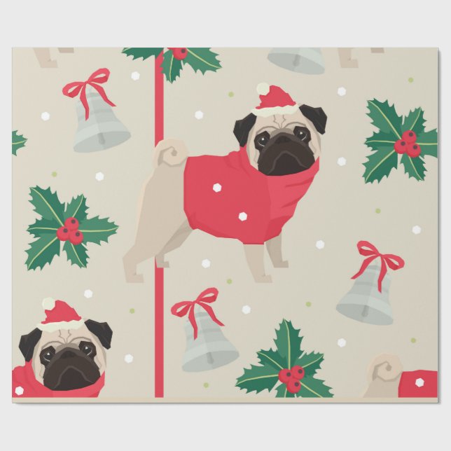 Julpug Presentpapper (Platt)