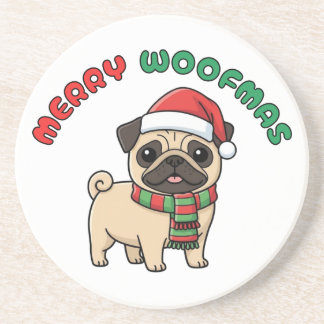 Julpug Underlägg: Merry Woofmas Underlägg