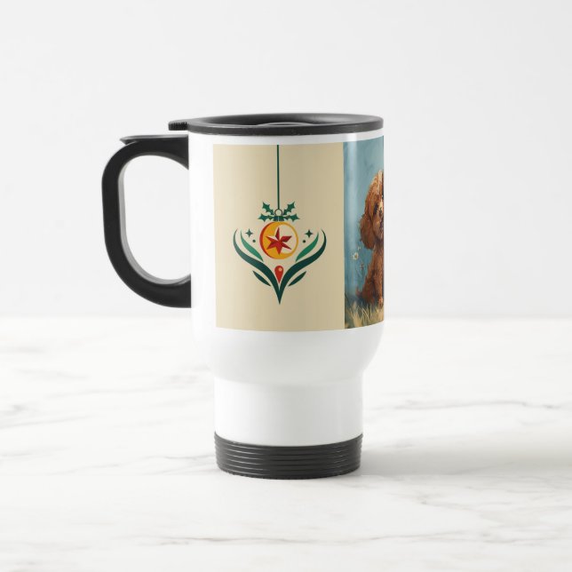 Julpuppy Travel/kommuter Mugg (Vänster)