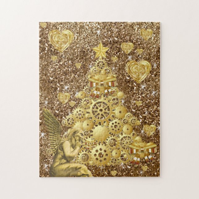 Julpussel Golf Angel Pussel (Vertikal)